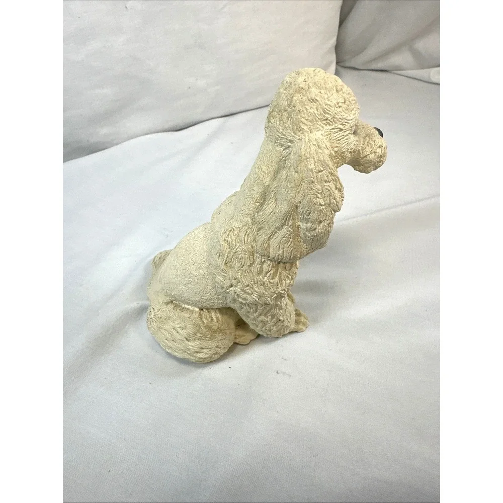 1985 Whiskers by Martha Carey Sitting Poodle Figurine Vintage Retired